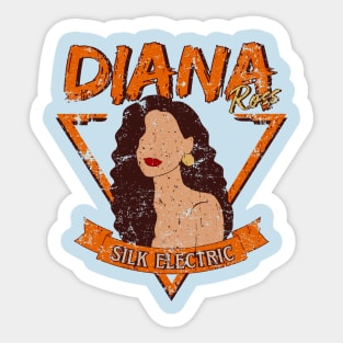 Diana Ross 1981 - Disstresed Vintage Style Sticker